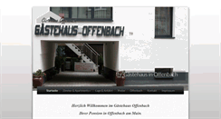 Desktop Screenshot of gaestehaus-offenbach.de